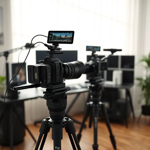 Image d'une station de montage vid√©o